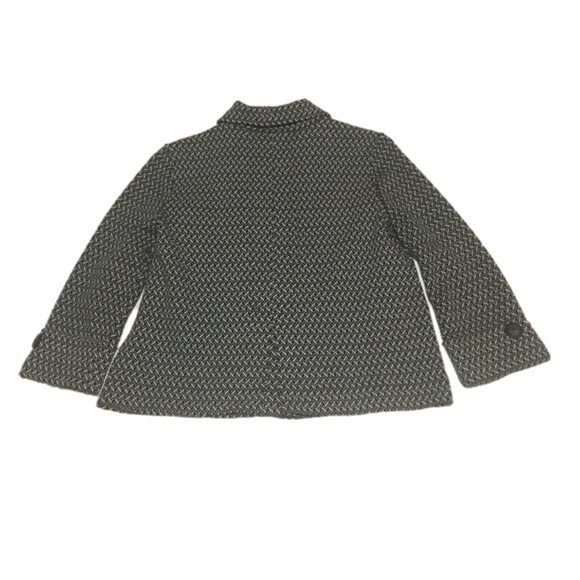 🎯3 for $30🎯 Charter Club jacket S petite black 3/4 sleeve 5 button Old Money - Picture 2 of 6